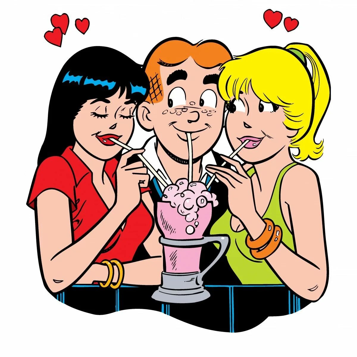 Пар мультяшный. Archie Comics. Мультяшная парочка. Рисунки свинг пар.