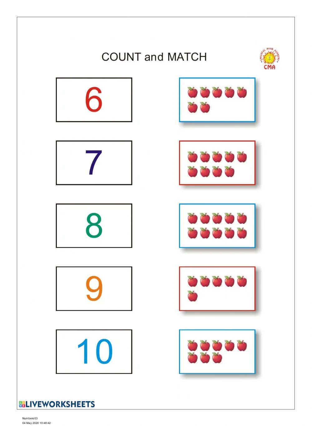 I counting to 6