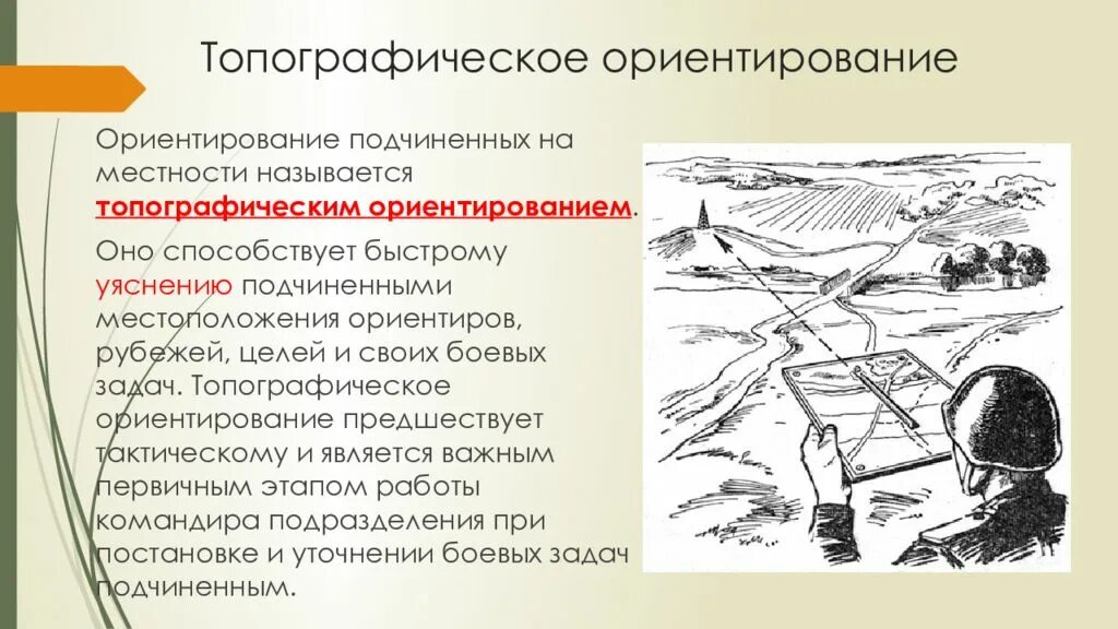 Ориентированием называется