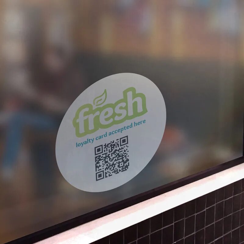 Статические наклейки на окна