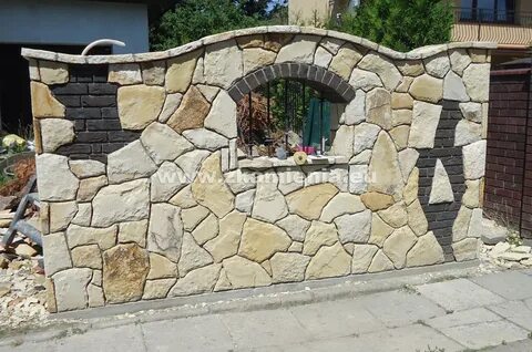 Забор из камня