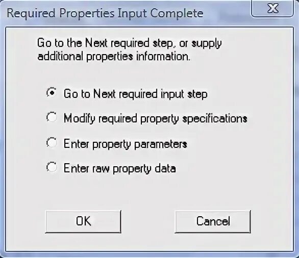 Required property