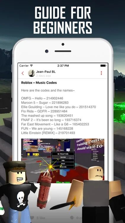 Roblox music codes