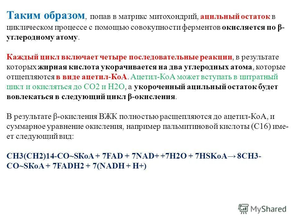 Бета окисление пальмитиновой кислоты реакции. Цикл окисления жирных кислот. B окисление пальмитиновой кислоты. Окисление пальмитиновой кислоты.