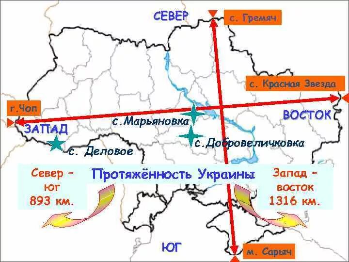 Протяженность территории Украины. Протяженность Украины в км. Протяжённость Украины в километрах.