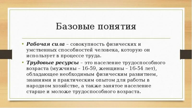 Какое определение понятия рабочее место. Понятие рабочая сила. рабочие термины. рабочие понятия это. понятие раб.