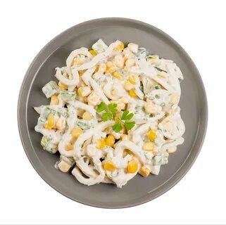 Салат кальмары яйцо огурец кукуруза сыр