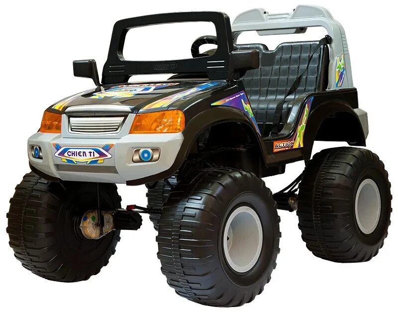 Электро для детей. Электромобиль chien ti off-Roader 4x4. Электромобиль chien ti CT-885. CT-885r off-Roader черный. Chien ti автомобиль off Roader CT-885.