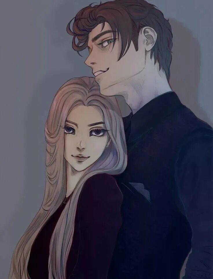 Кадзума и хиери. Парочка арт. Арты пара. Арты пара. Арты пара.