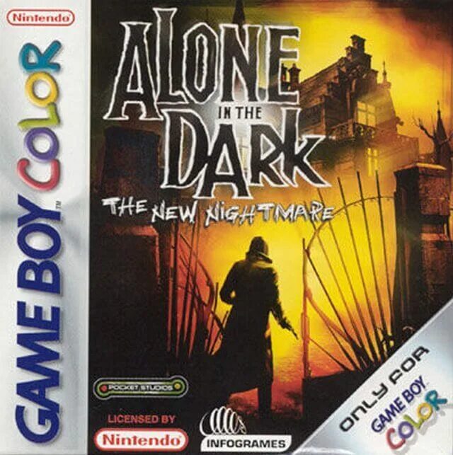 Nightmare alone. Alone in the Dark the New Nightmare game boy Color. Alone in the Dark игра 2001. Alone in the Dark the New Nightmare GBC. Alone in the Dark game boy Color.