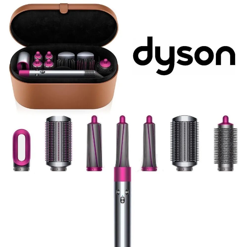 Дайсон набор с насадками. Стайлер Dyson Airwrap. Dyson Airwrap complete hs01. Dyson Airwrap Styler complete hs01. Мультистайлер Dyson Airwrap hs01.