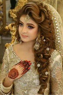 Pin by Easy ranged Fashion beauty out on Fashion Pakistani bridal hairstyle...