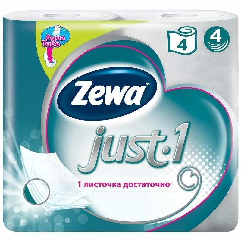 Купить туалетную бумагу 4 слойную. Туалетная бумага Zewa just 1. Zewa туалетная бумага just1, 4 слоя. Туалетная бумага Zewa 4 шт. Zewa just1 4 рулона.