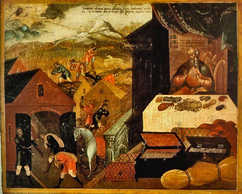 Нищий лазарь. Рембрандт притча о неразумном богаче 1627. Богач и лазарь икона. Притчи иисуса христа о неразумном богаче. Богач и лазарь икона.