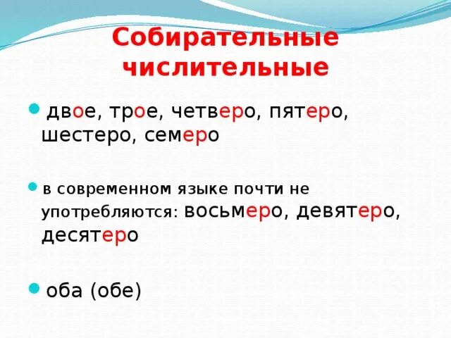 Двое какое числительное количественное. Собирательные числительные. Слбирательные числительн. Собмрател.ные числительные. Собираелельные числительные.