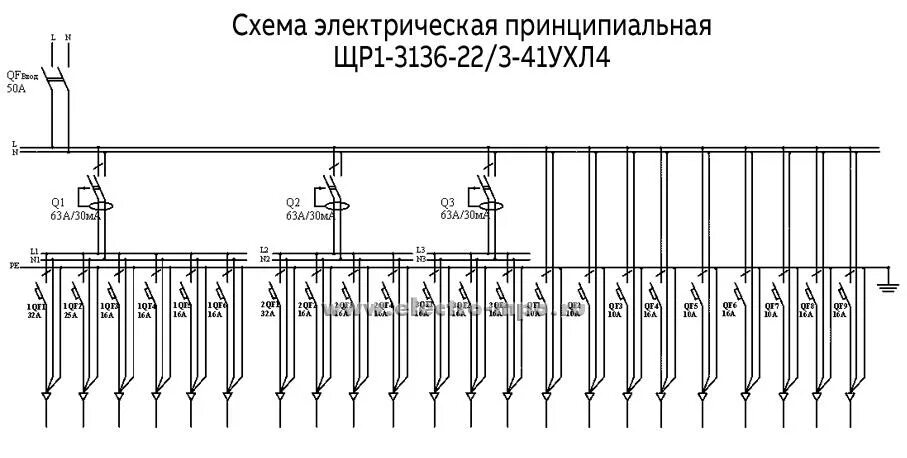 Типовые схемы электростанций
