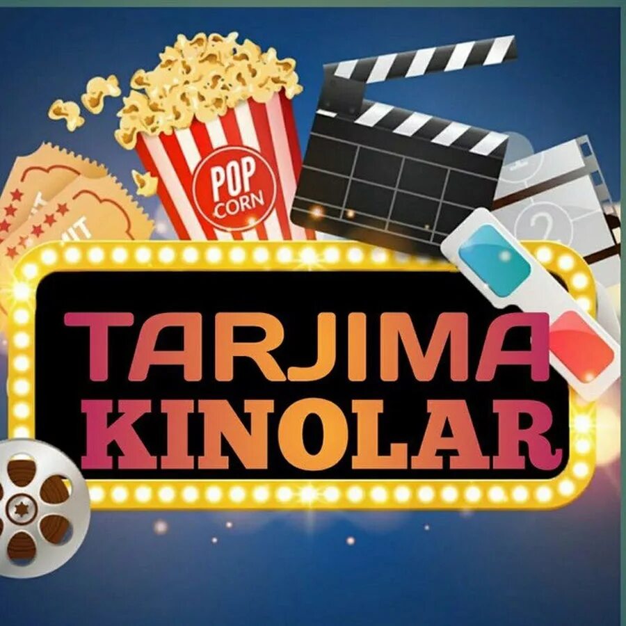 Kinola. Tarjima logo. uzmovi kinola.