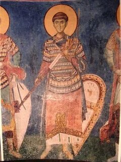 Фрески воинов