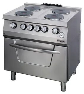 Плита с конфорками и духовкой