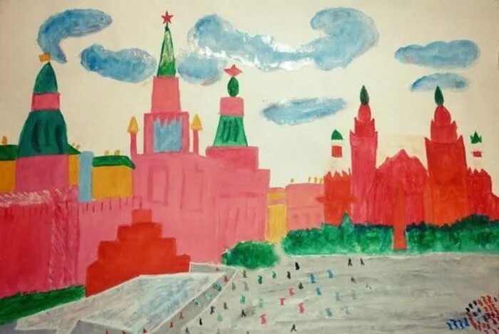 Рисование красной площади. Красная площадь рисунок для детей. рисование красная площадь подготовительная группа. любимый уголок москвы. красная площадь рисунок для детей 5 лет.