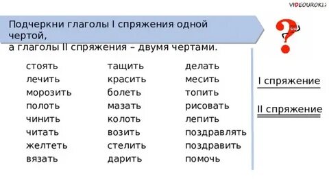 Спряжение глагола русский 5 класс упражнение