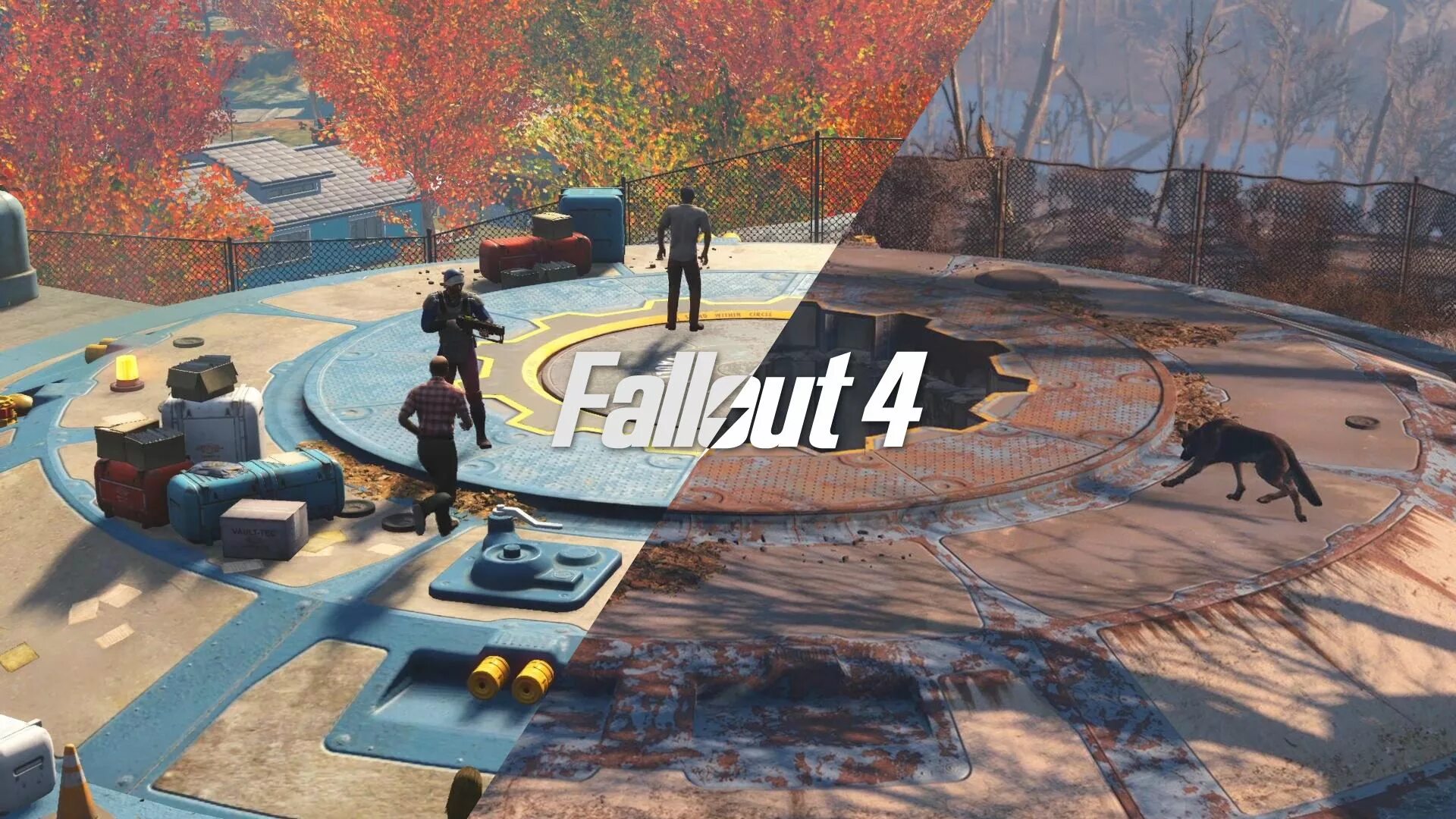 Больница парсонс fallout 4. Fallout world before war. fallout before after.