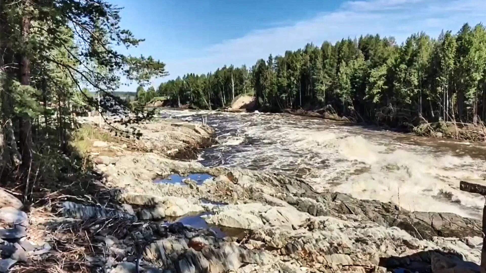 Размыв плотины в карелии. Размыв плотины в карелии