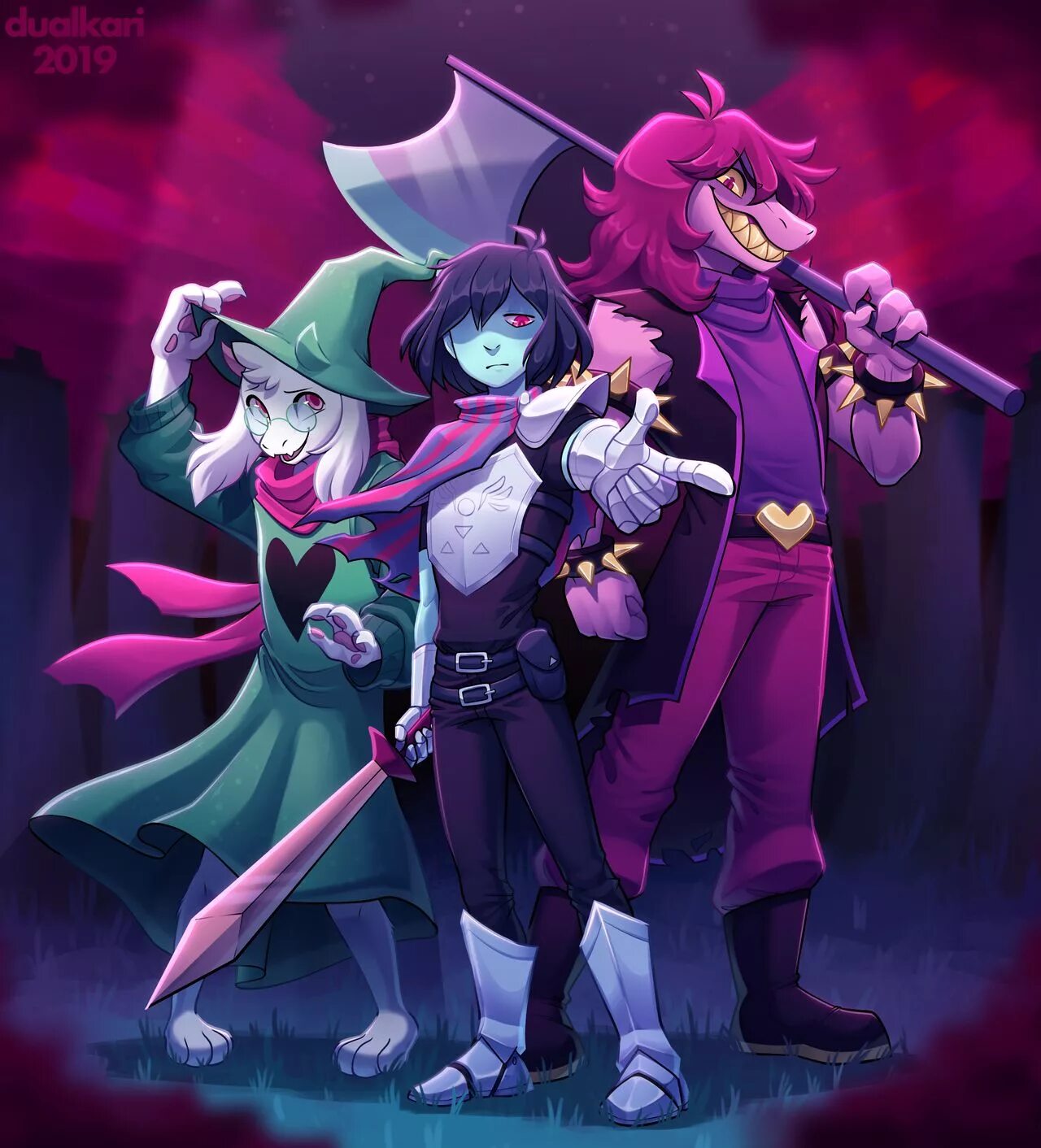 Deltarune characters
