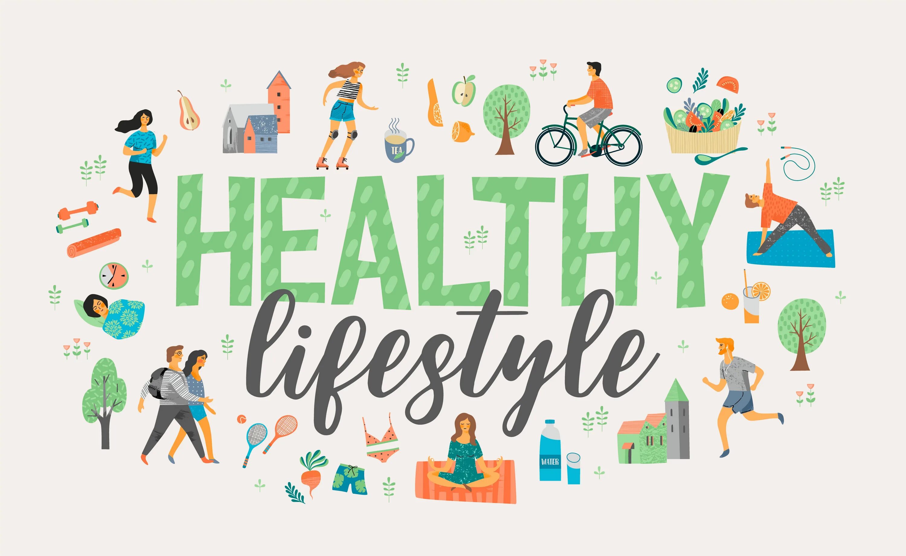 My better health. Картинки на тему healthy Lifestyle. Фон здоровый образ жизни. Плакат healthy Life Style. Стиль жизни иллюстрации.