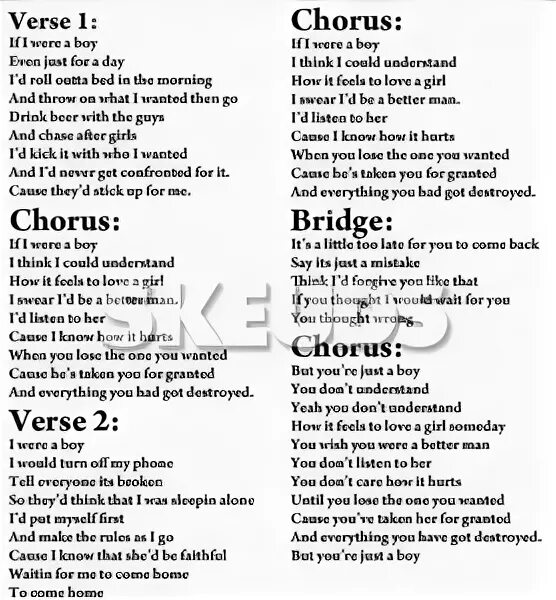 If i were a boy перевод