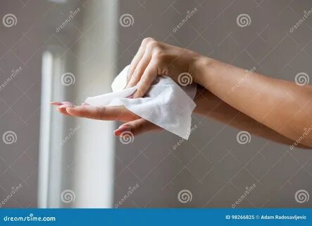 Her hands clean
