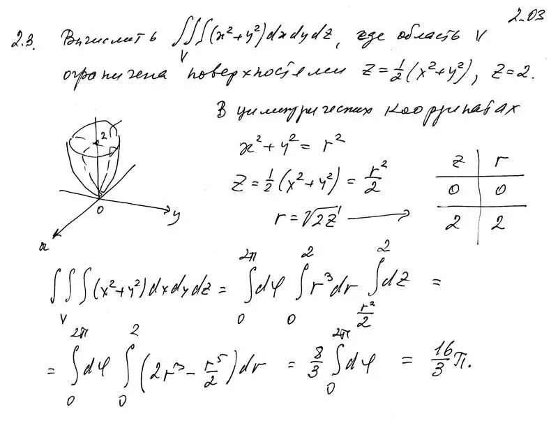 Интеграл x y z. 5.Тройной интеграл в цилиндрических и сферических координатах.. Вычисление тройного интеграла в цилиндрических координатах. Вычислить объем тройным интегралом. Решение тройных интегралов в цилиндрических координатах.