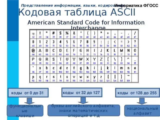 Представление информации языки кодирование. Представление информации языки кодирование