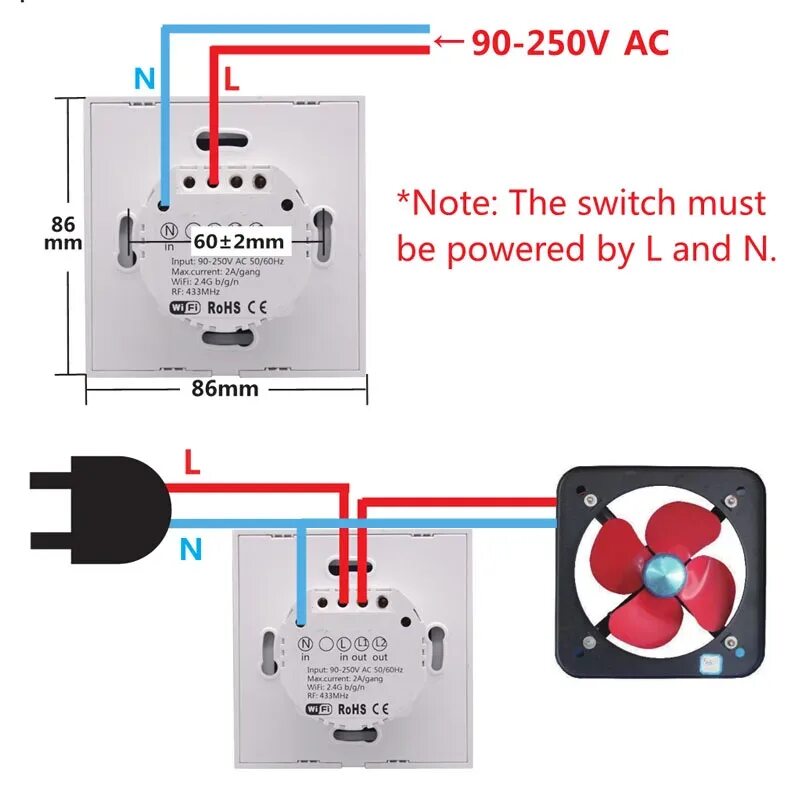 Capacitive 2 way Touch Switch схема подключения. Выключатель tuya WIFI Switch. Touch Light Switch схема подключения. Как подключить вай фай выключатель света. Как подключить выключатель switch