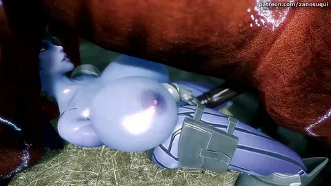 Pferd langer Schwanz fickt Widowmaker mit großen Titten (Overwatch)