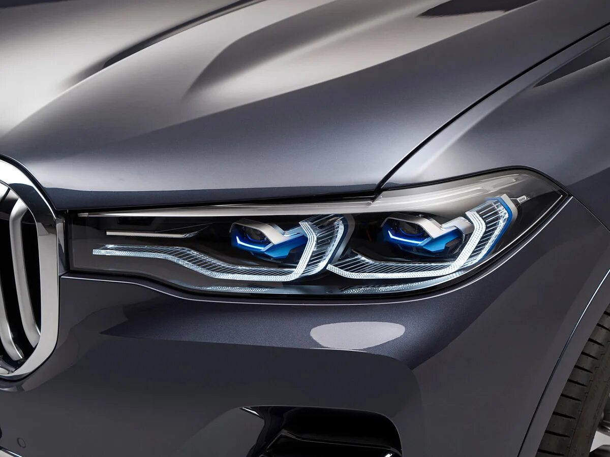 Лазерные фары bmw. BMW x7 2019. BMW x7 g. Фара BMW x7. BMW x7 xdrive40i.