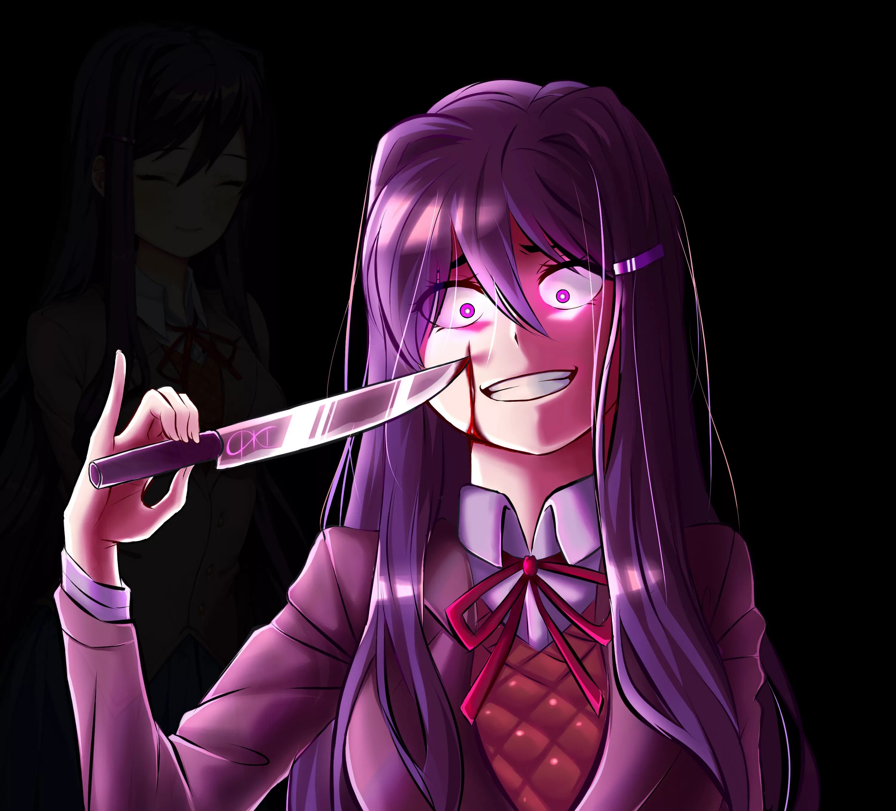 Yandere pet. Юри DDLC.