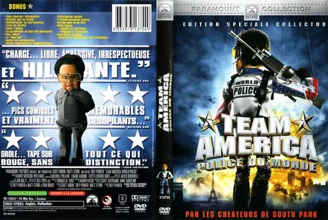 Jaquette DVD de Team america - Cinéma Passion.