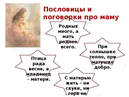 Проект мой идеал моя мама
