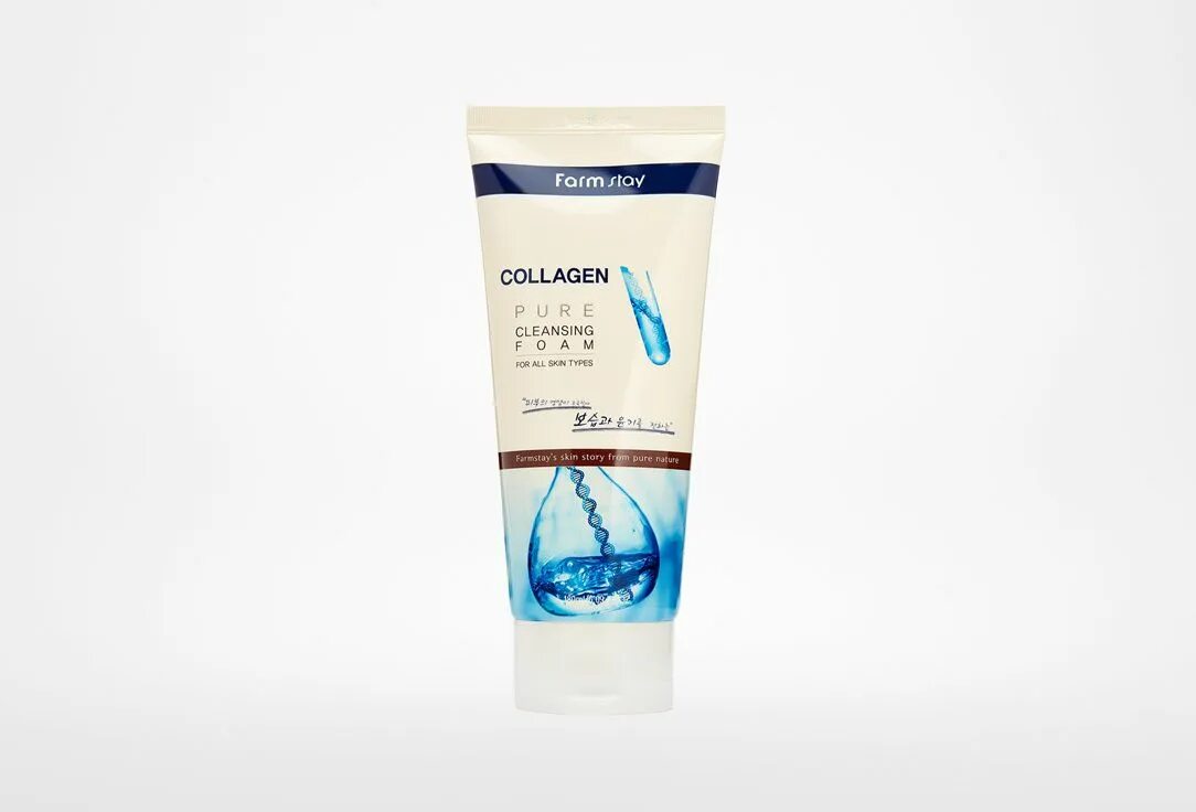 Farmstay pure cleansing foam. Очищающая пенка с коллагеном farmstay collagen pure. farmstay collagen pure cleansing foam 180 мл. farmstay пенка для умывания с коллагеном collagen pure cleansing foam. [farmstay] пенка длица очищ. с коллагеном collagen pure cleansing foam, 180 мл.