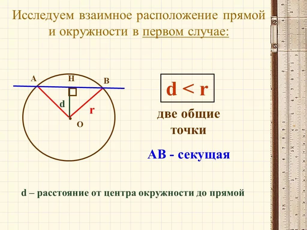 Взаимное расположение прямой и окружности. Геометрия взаимное расположение прямой и окружности. 1. Взаимное расположение прямой и окружности.. Взаимное расположение прямой и окружности, двух окружностей. Выполните классификацию случаев взаимного расположения двух окружностей