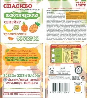 Маркировка соков