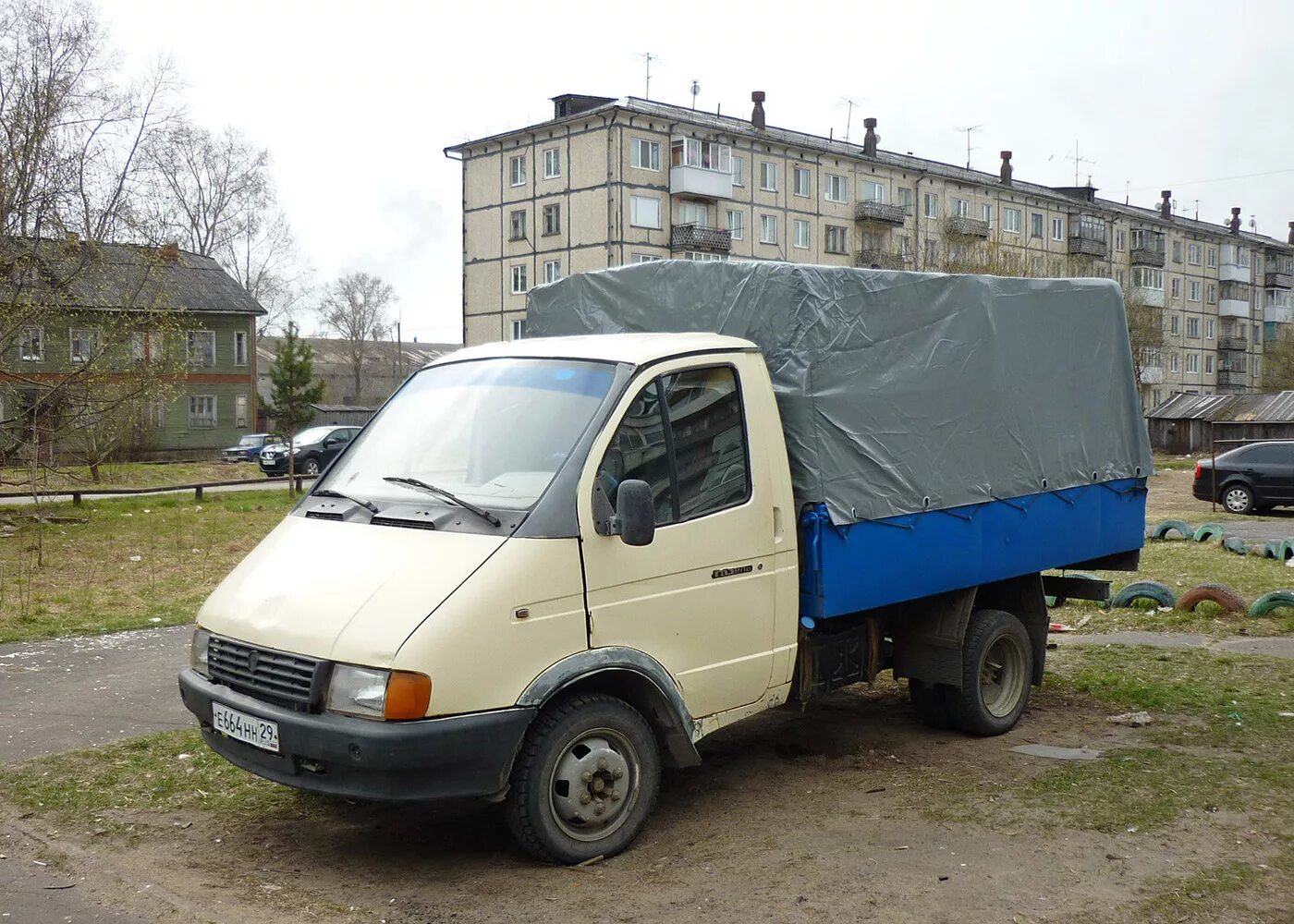 Бортовой автомобиль ГАЗ-33021 "Газель". № Н 465 АТ 29. Россия, Архангельская обл