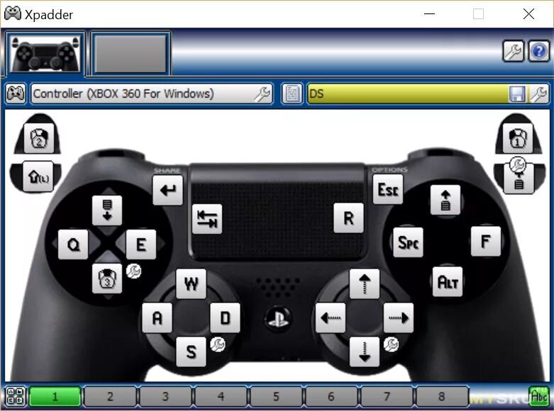 Программа для джойстика ps4. Геймпад ps4 для Xpadder. Геймпад Xbox 360 для Xpadder. Дуалшок 4 на Xpadder. Геймпад Xbox bmp Xpadder.