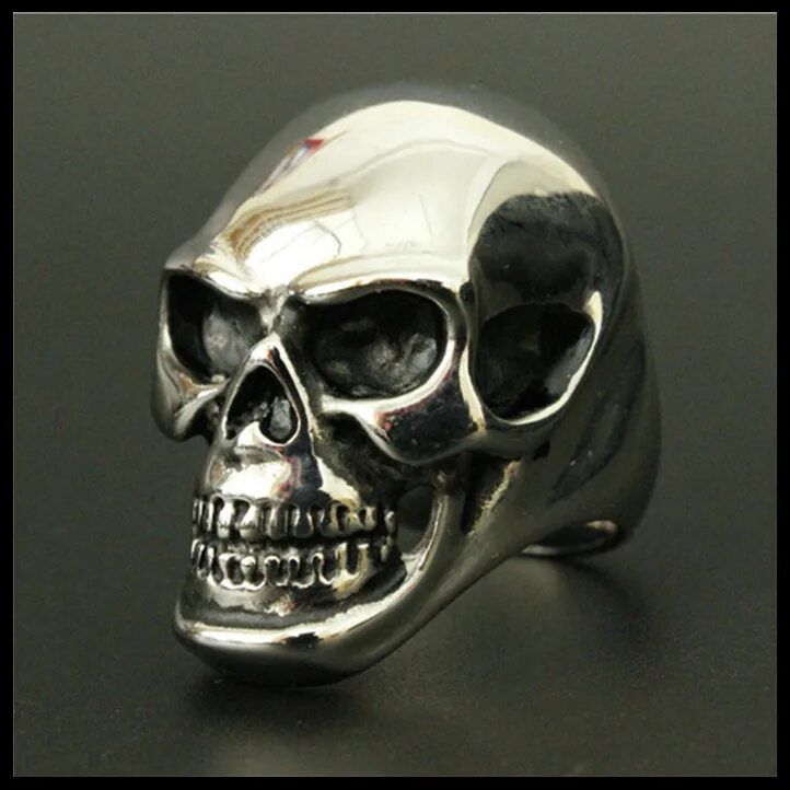 Титановый череп. Перстень череп шут. Мужское кольцо с челюстью. Кольцо череп шута в маске. Skull titanium.