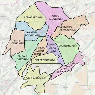 Районы г ташкента чиланзарский