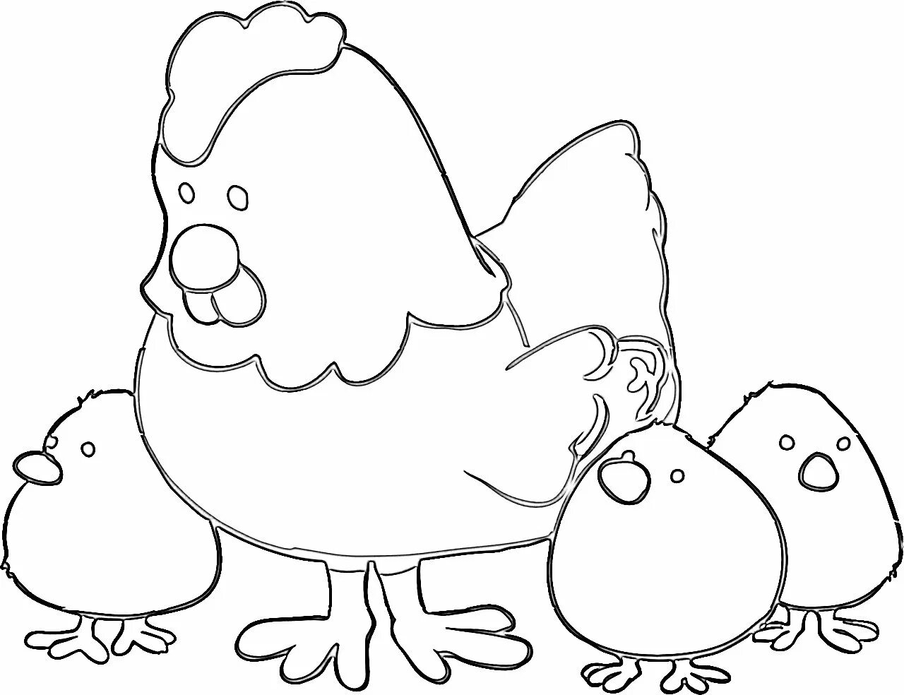 Раскраска 3 цыпленка. Курица раскраска. Курица раскраска для детей. Цыпленок. Раскраски. Курочка с цыплятами раскраска.