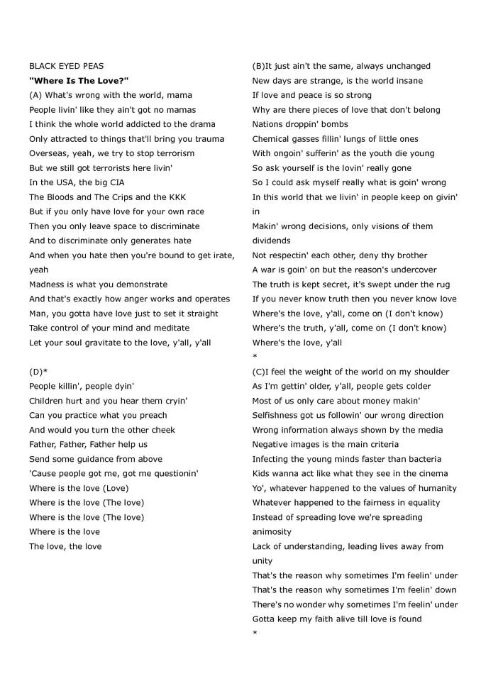 What is love перевод. Where is my Love текст. Where's my Love текст. My Love перевод на русский. Black eyed Peas where is the Love текст.