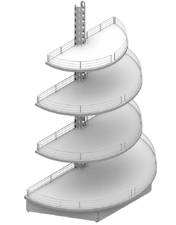 Стеллаж торцевой. Торговый стеллаж островной Нордика. Торцевой стеллаж Нордика. Стеллаж островной полукруглый Нордика. Нордика стойка 2250 мм база 500 мм для полки перфорированной.