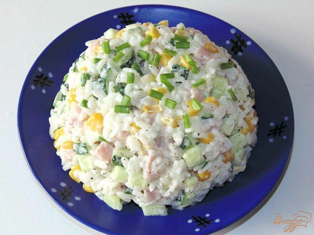 Рецепты салатов с рисом с фото